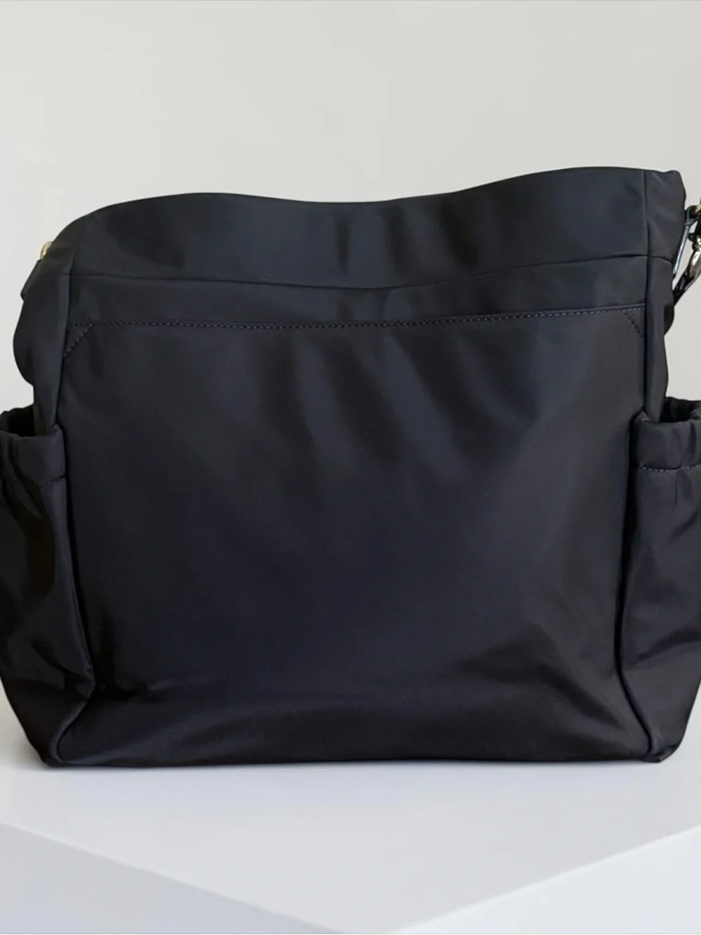 Kate Spade Black Nylon Multi Pocket Utility Diaper Crossbody Shoulder Tote - Picture 4 of 13